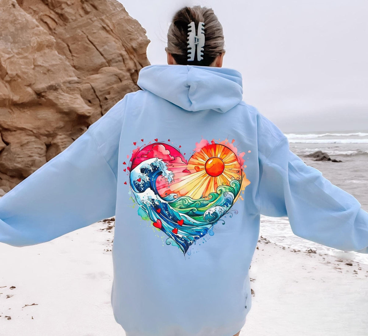 Heart Wave Hoodie