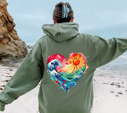 Heart Wave Hoodie