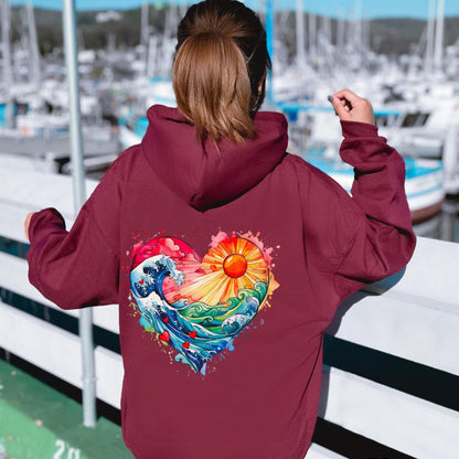 Heart Wave Hoodie