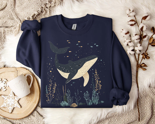 Ocean Whale Sweatshirt V7