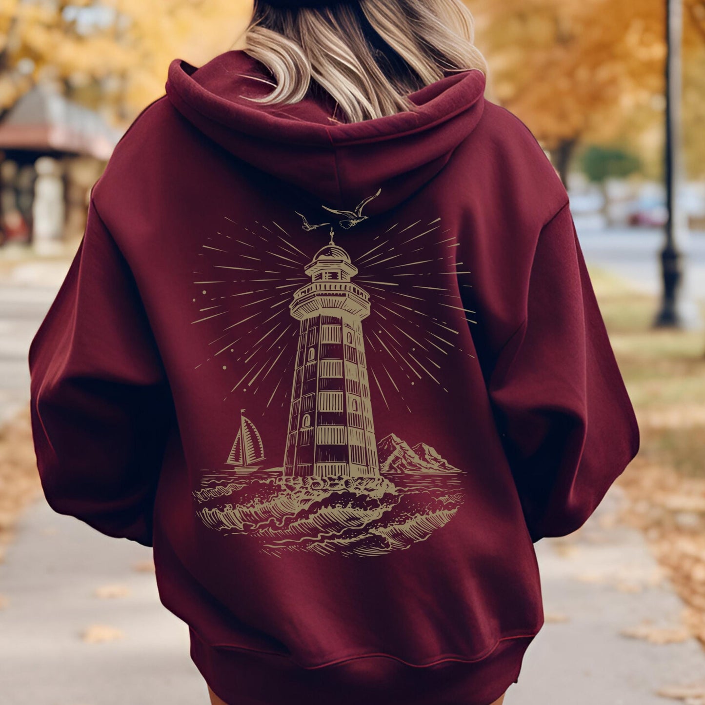 Nautical Lighthouse Hoodie