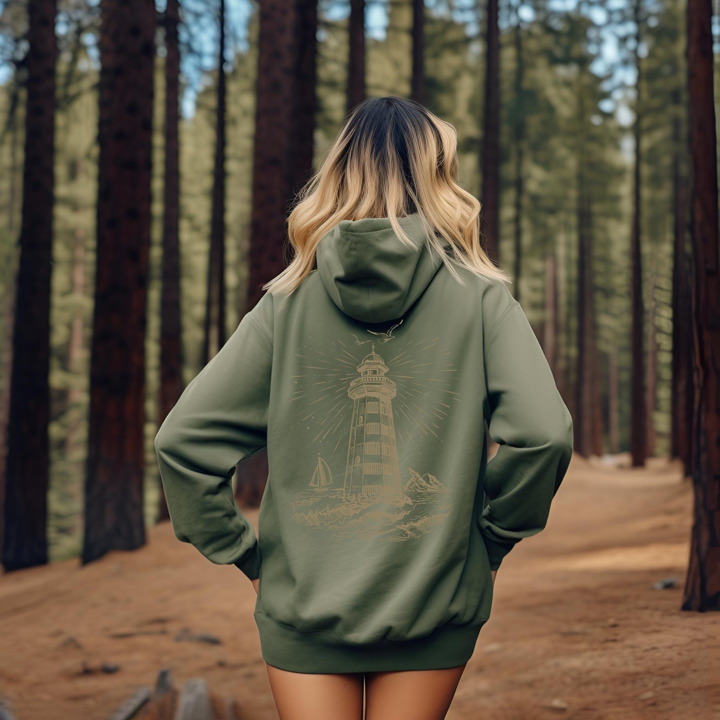 Nautical Lighthouse Hoodie