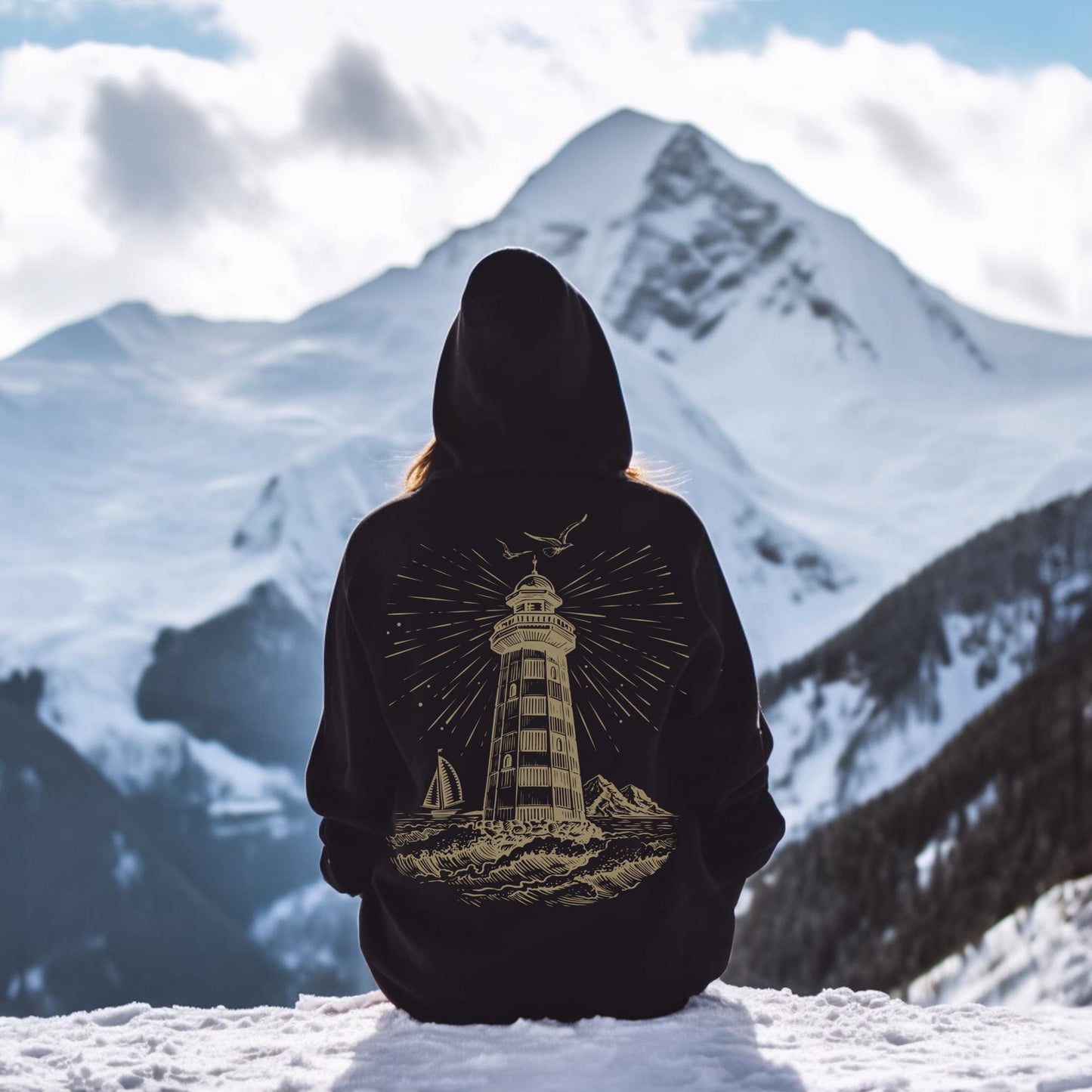 Nautical Lighthouse Hoodie