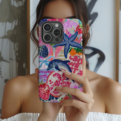 Vintage Coastal Coquette Case