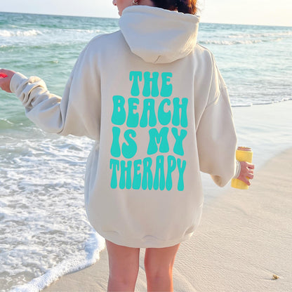 The Beach Is My Therapy Hoodie V12