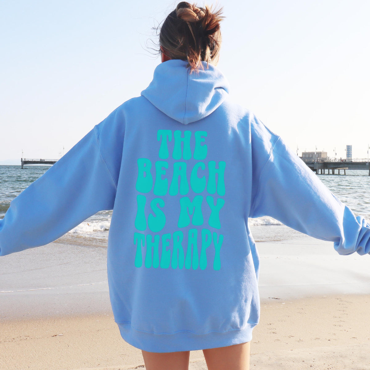 The Beach Is My Therapy Hoodie V12