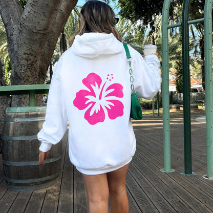 Hibiscus Flower Hoodie V3