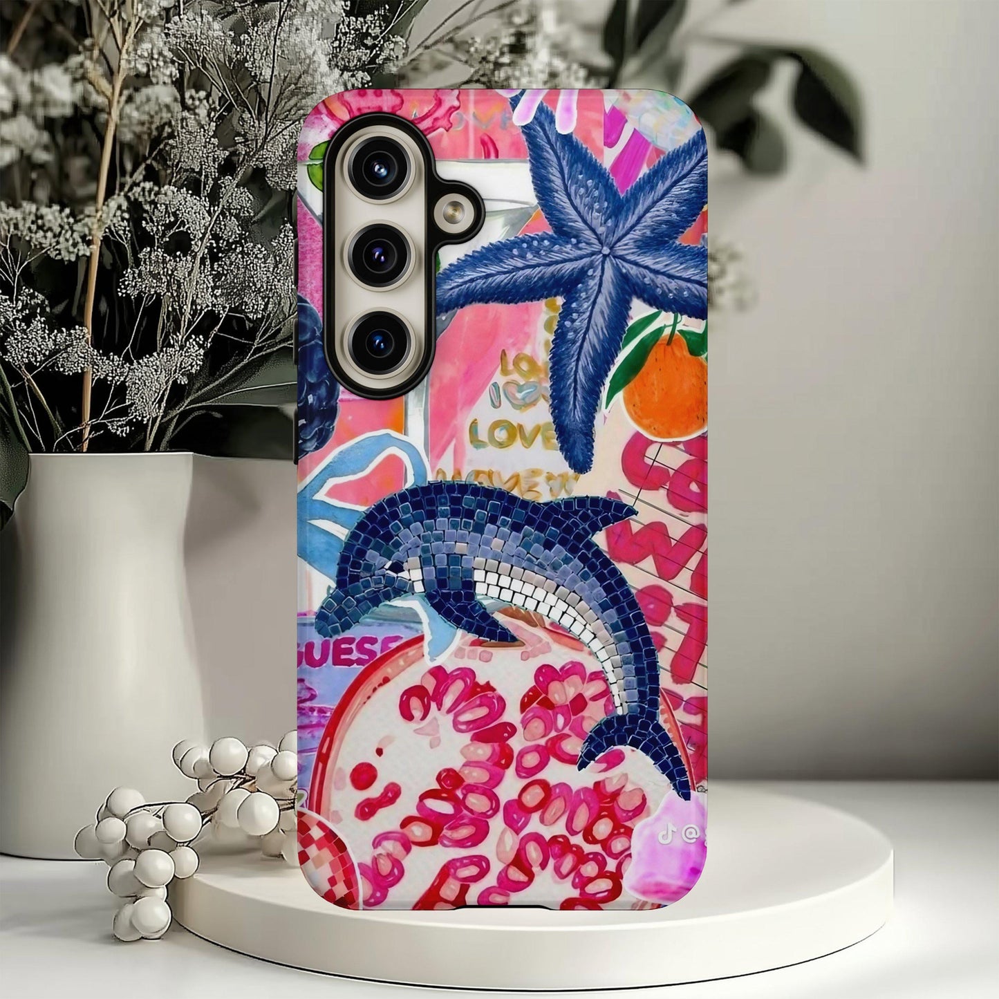 Vintage Coastal Coquette Case