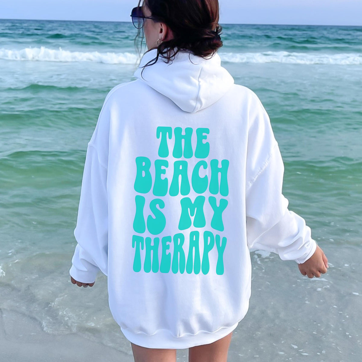 The Beach Is My Therapy Hoodie V12