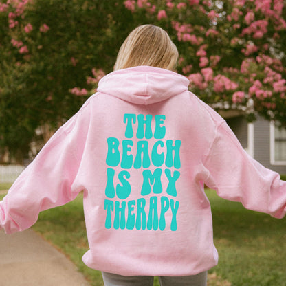 The Beach Is My Therapy Hoodie V12