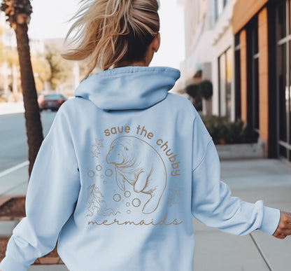 Save the Chubby Mermaids Hoodie V1