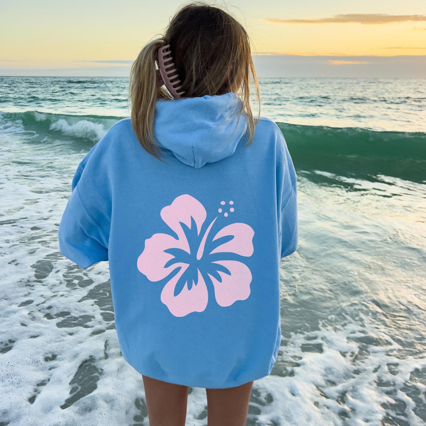 Hibiscus Flower Hoodie V3