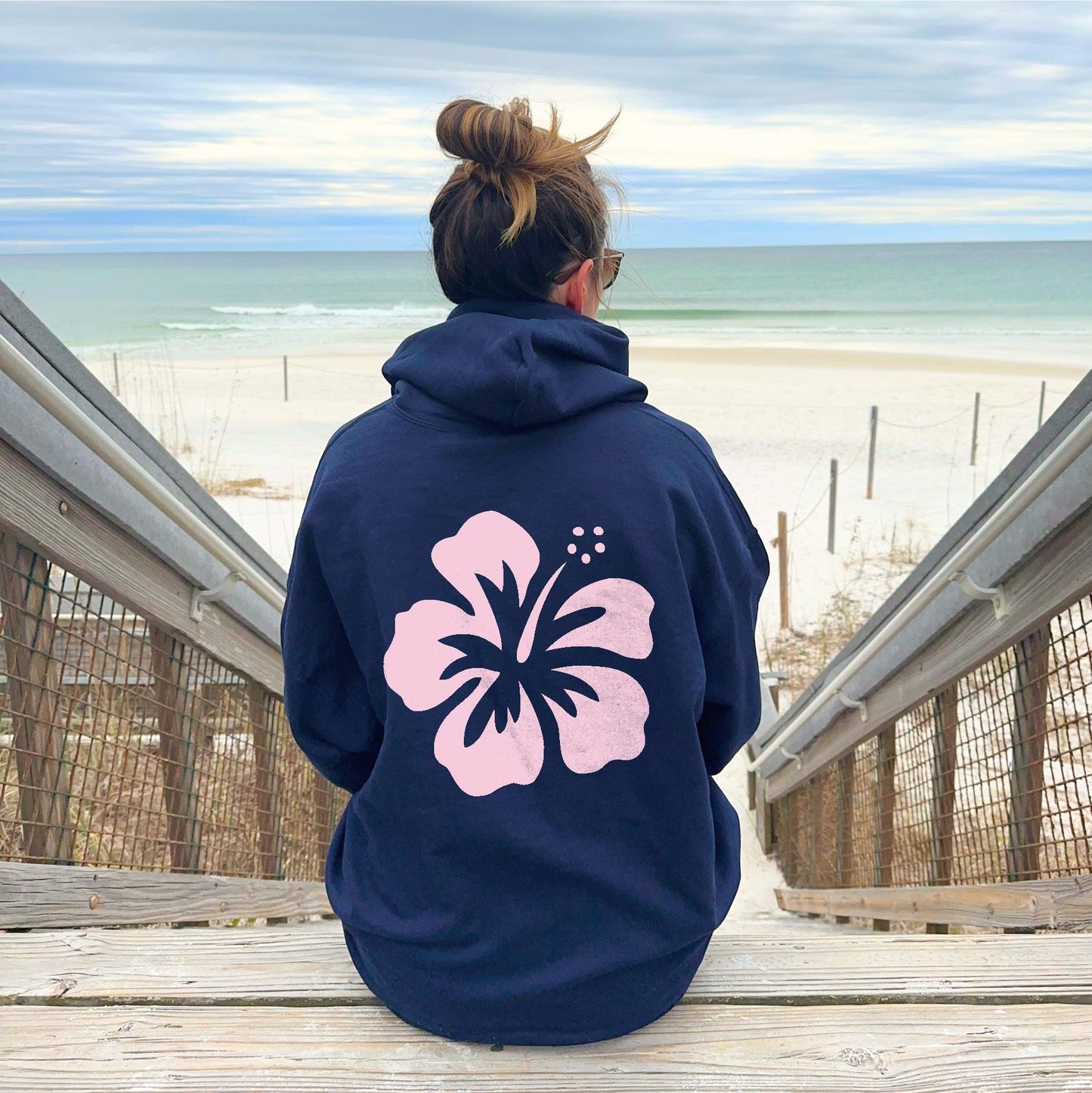 Hibiscus Flower Hoodie V3