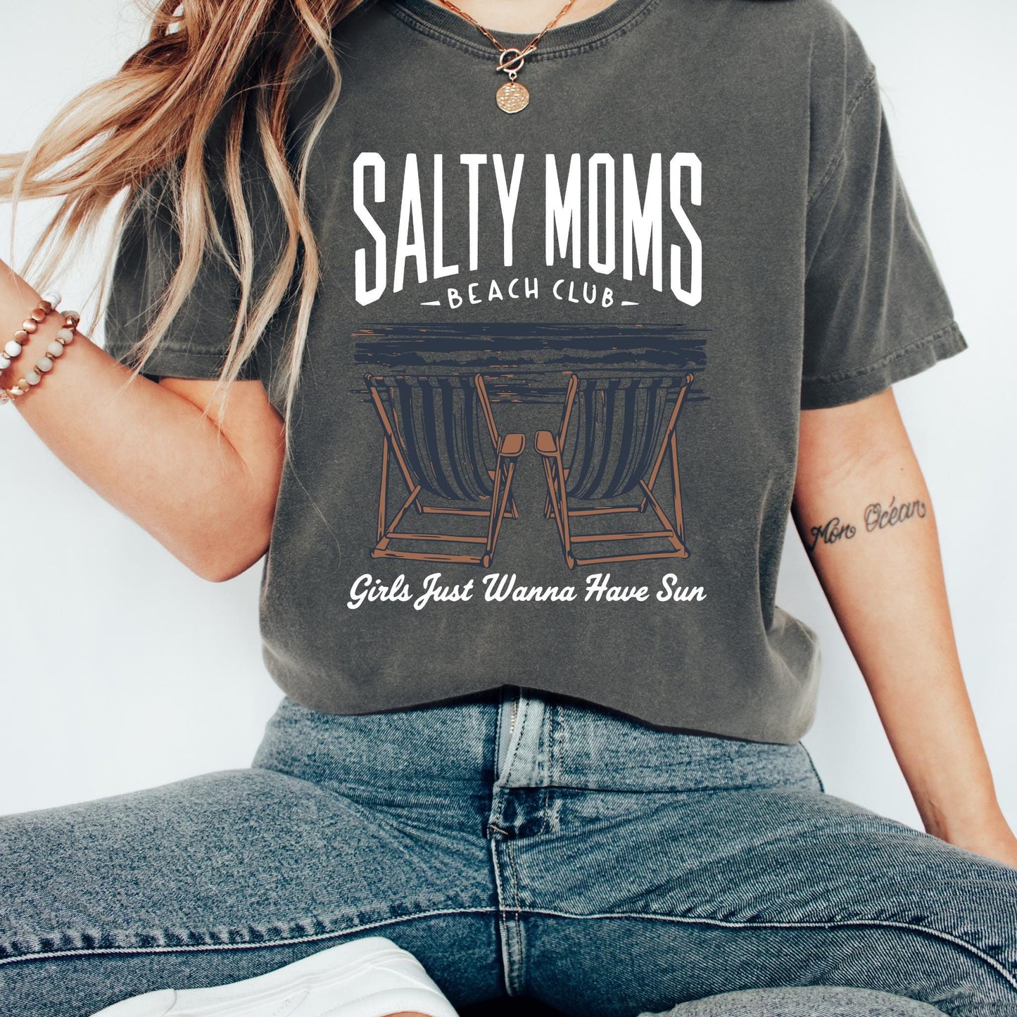 Salty Moms Beach Club Shirt