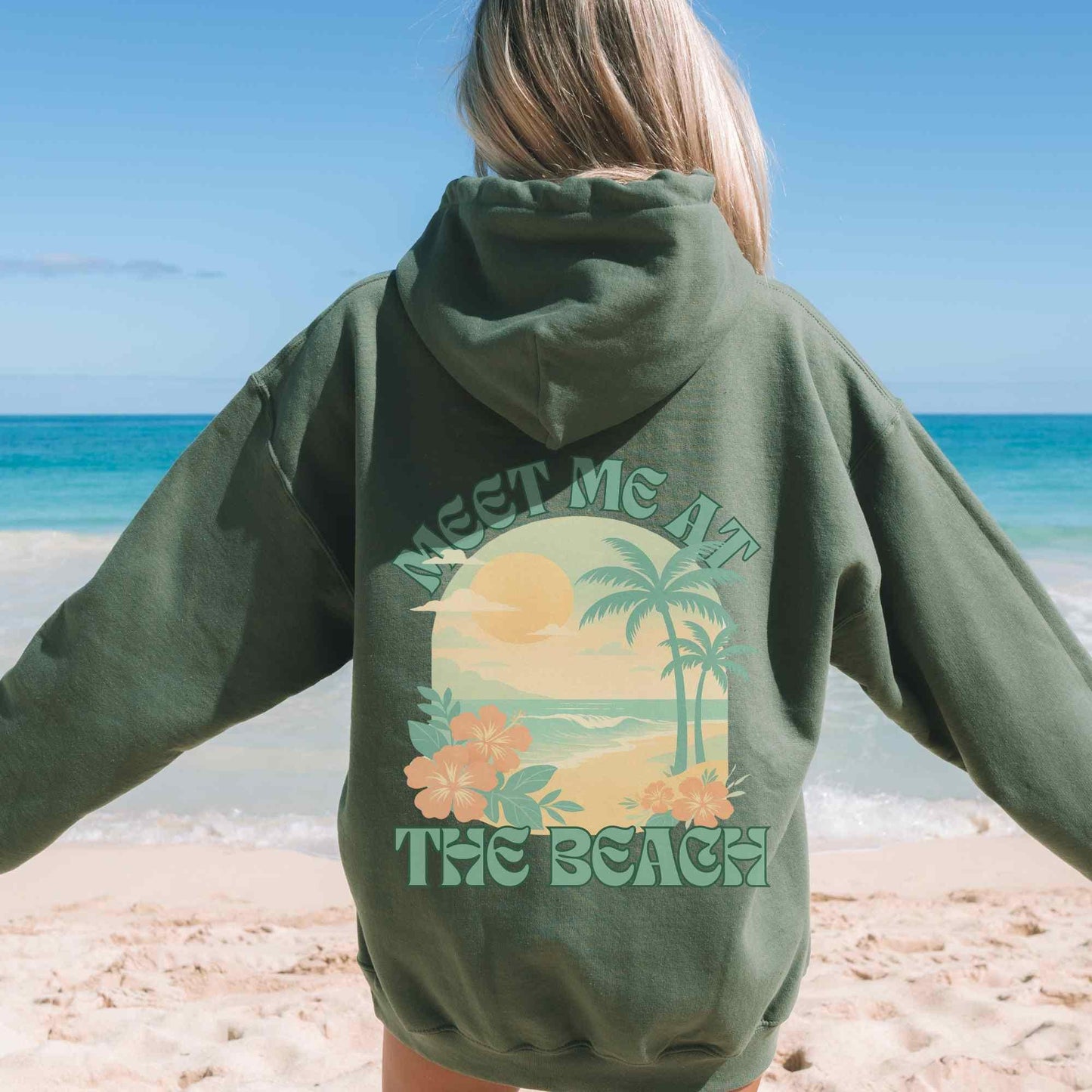 Hibiscus Graphic Hoodie