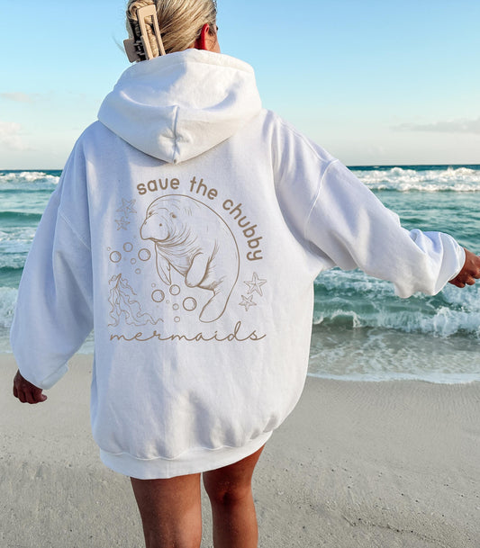 Save the Chubby Mermaids Hoodie V1