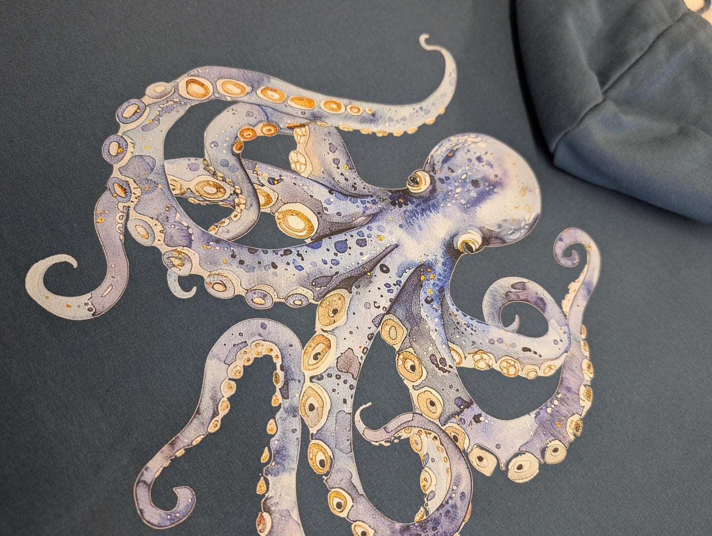 Watercolour Octopus Hoodie