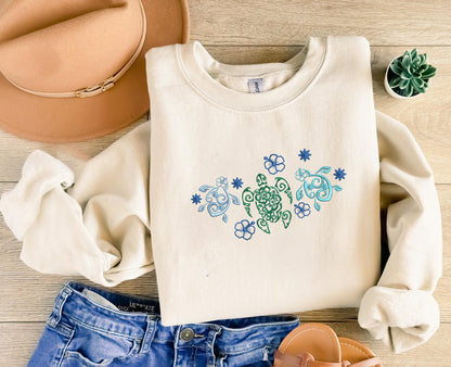 Tropical Turtle Sweater