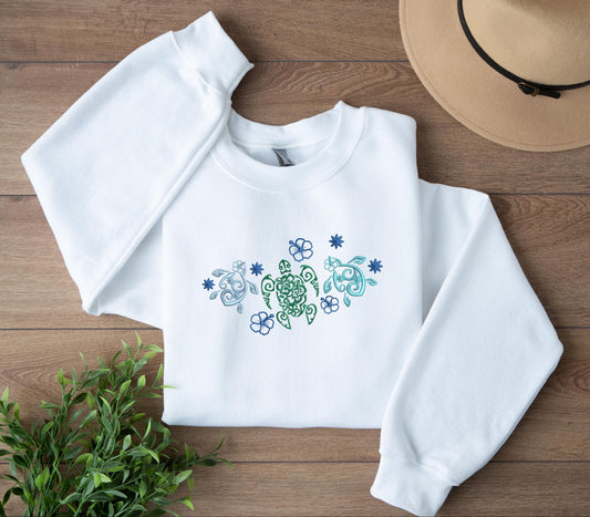 Tropical Turtle Sweater
