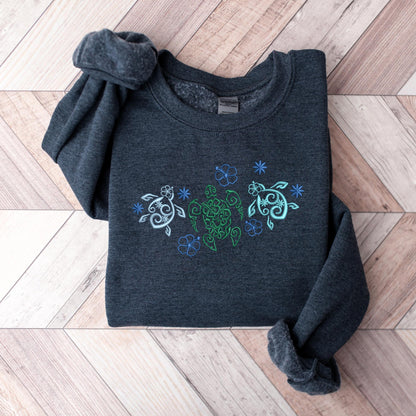 Tropical Turtle Sweater