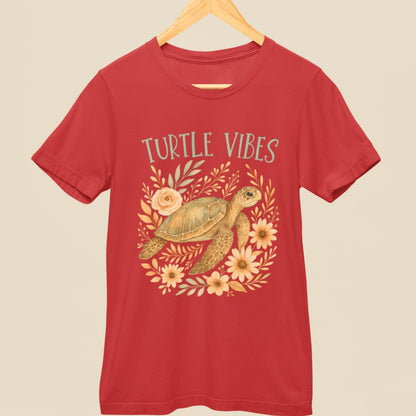 Floral Sea Turtle Shirt
