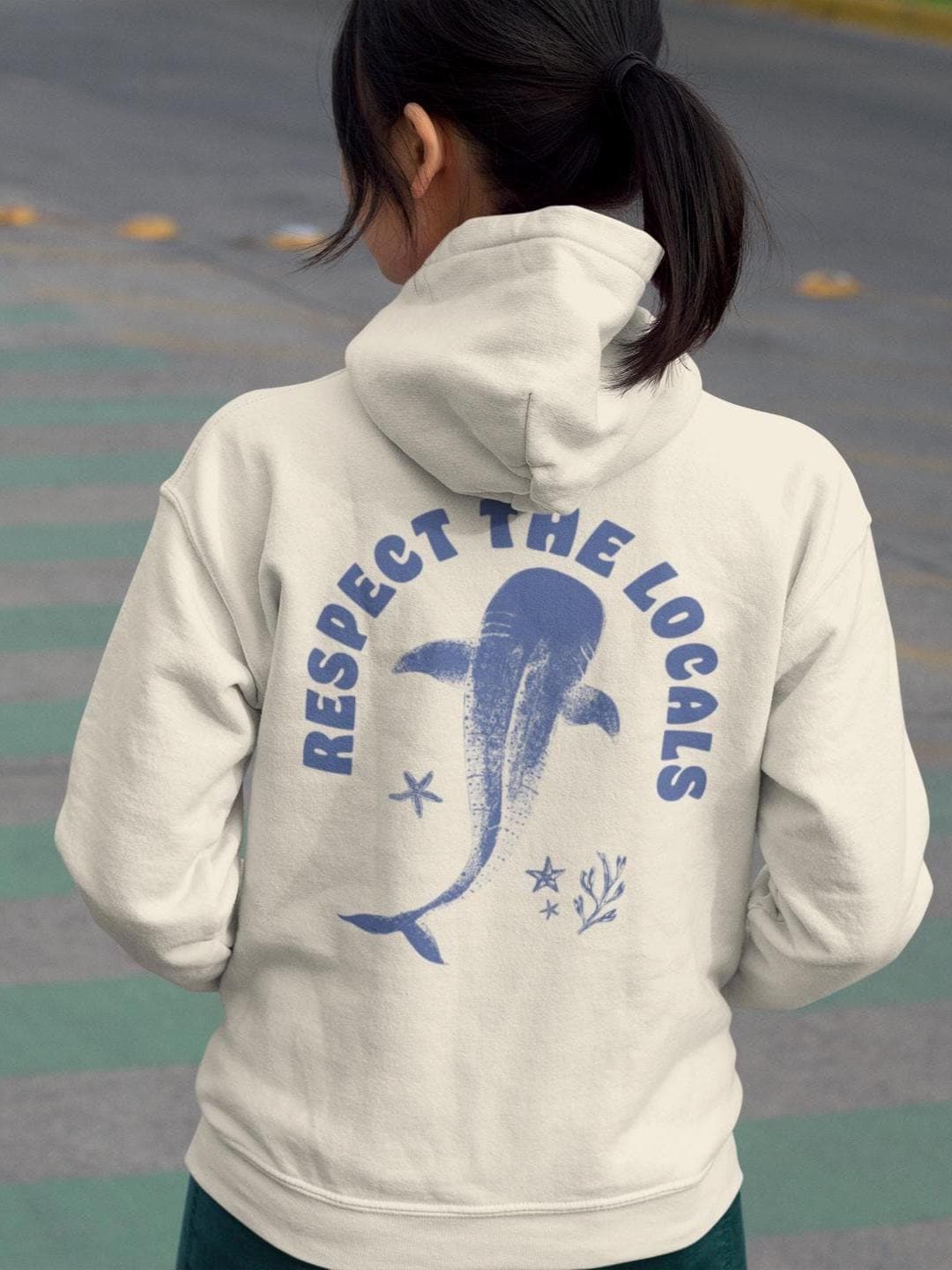 Respect The Locals Whale Shark Hoodie