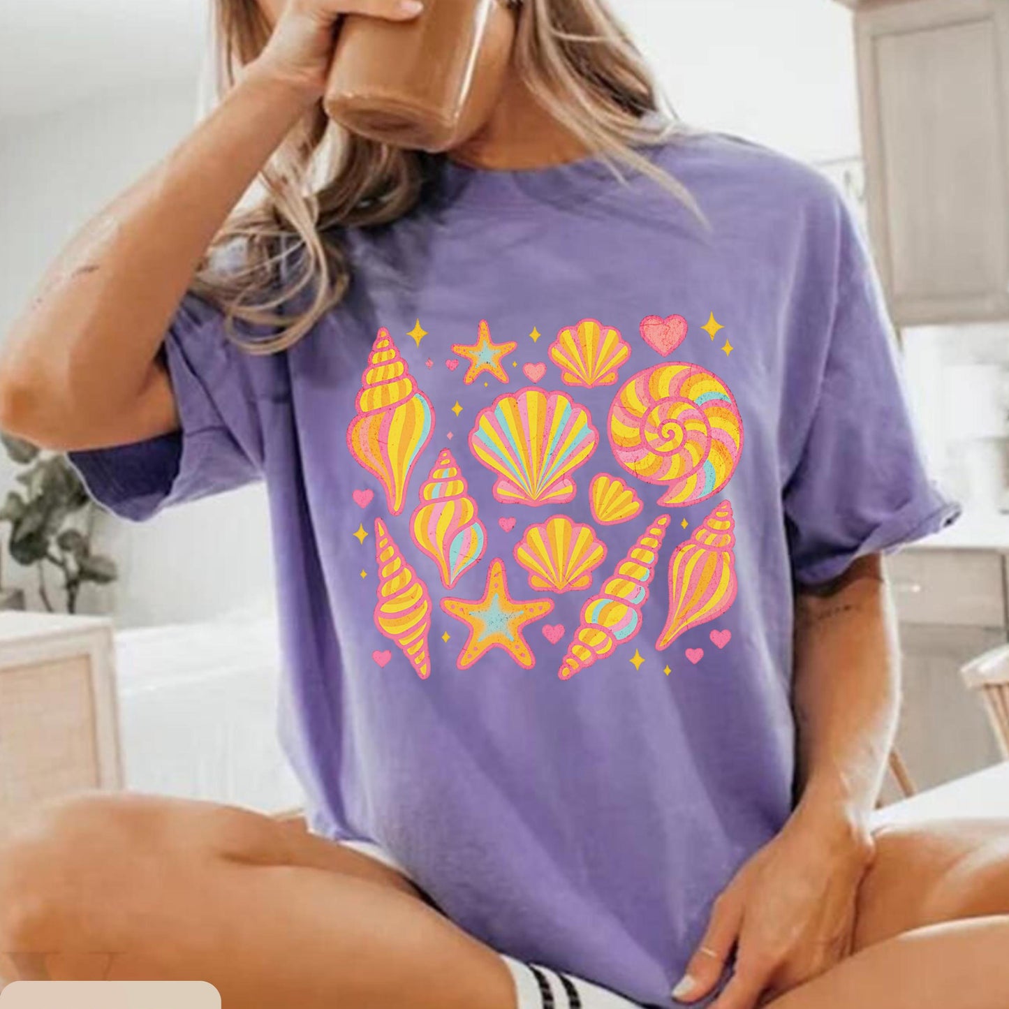 Seashell Beach Tee V2