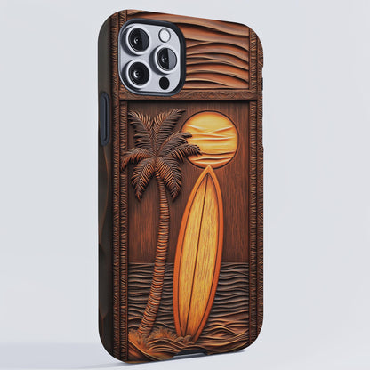 Faux Carved Wood Case