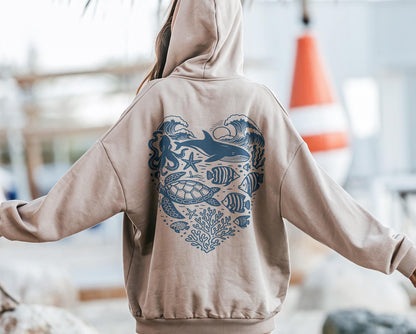 Ocean Animal Sealife Hoodie