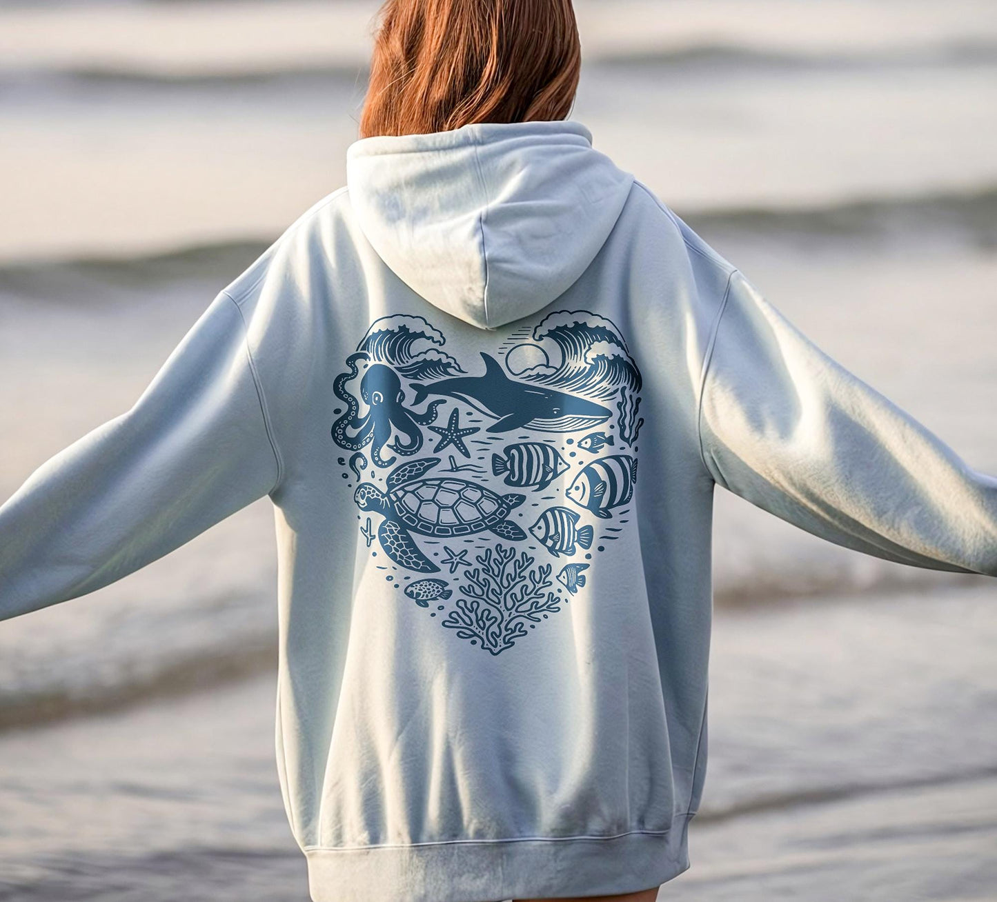 Ocean Animal Sealife Hoodie