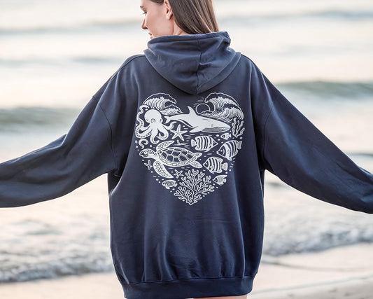 Ocean Animal Sealife Hoodie