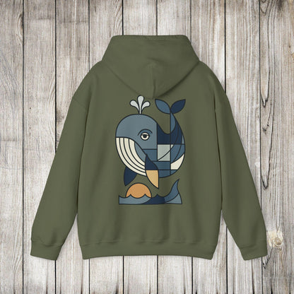 Graphic Whale Hoodie