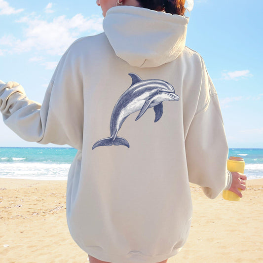 Beach Dolphin Hoodie V2