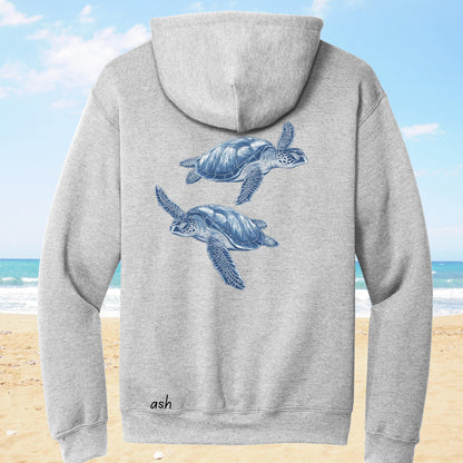 Sea Turtle Backprint Hoodie