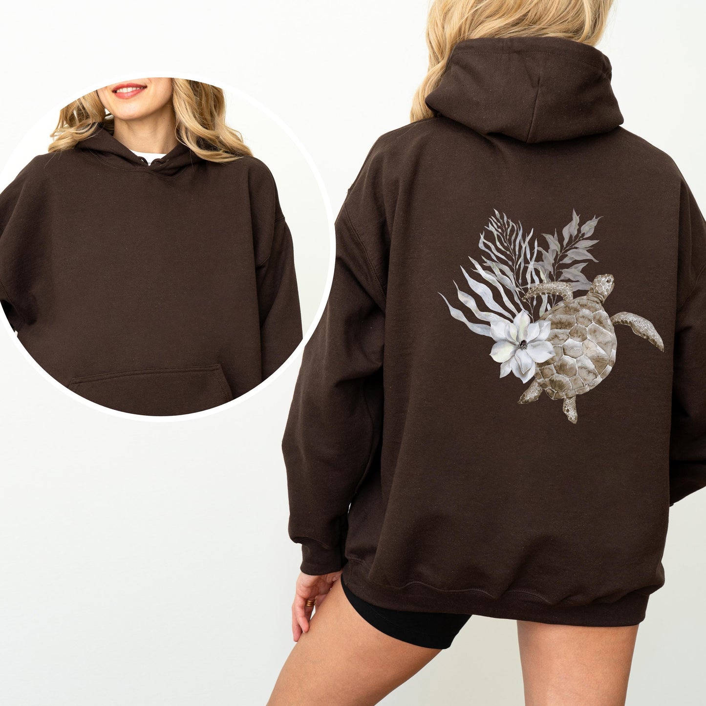 Boho Sea Turtle Hoodie