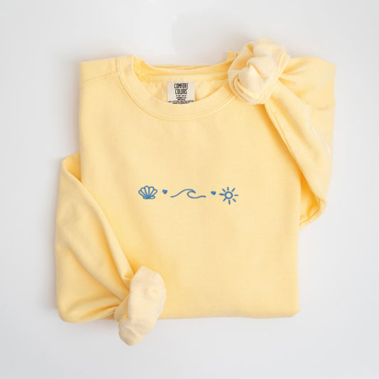 Ocean Lover Seashell Sweater
