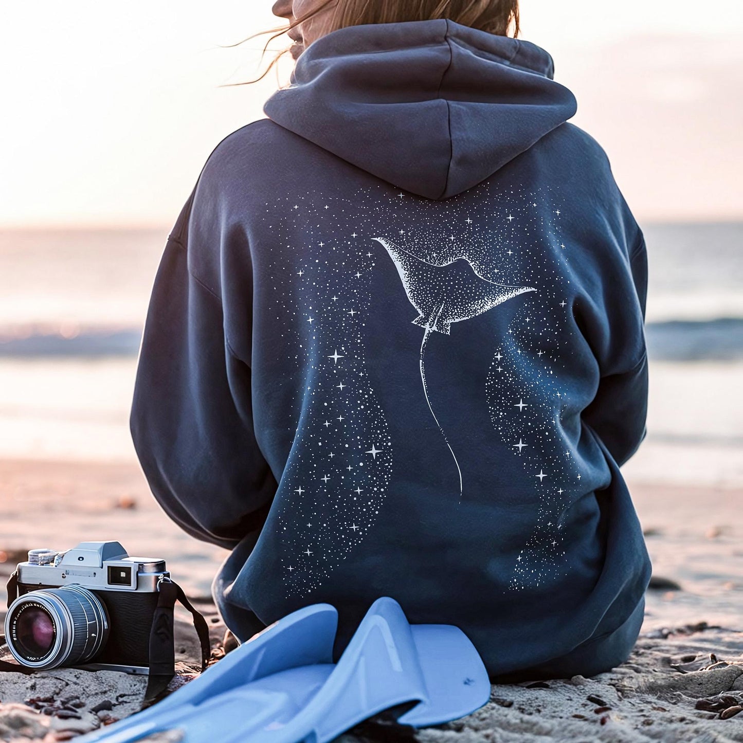 Manta Ray Hoodie