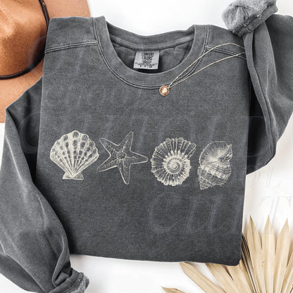 Sea Shells Crewneck Sweatshirt