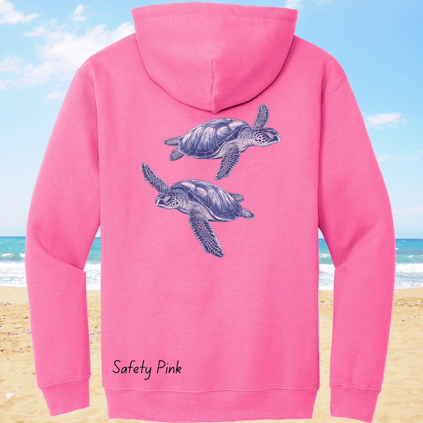 Sea Turtle Backprint Hoodie