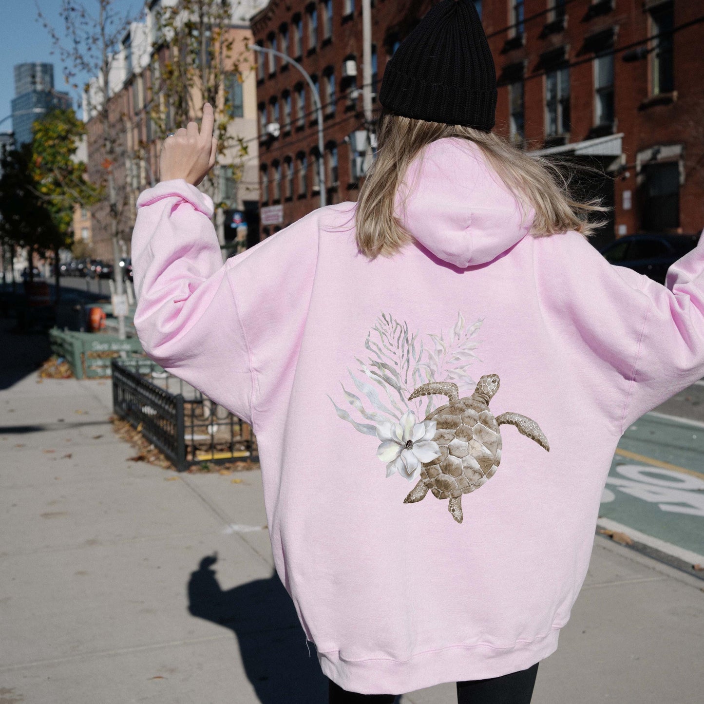 Boho Sea Turtle Hoodie