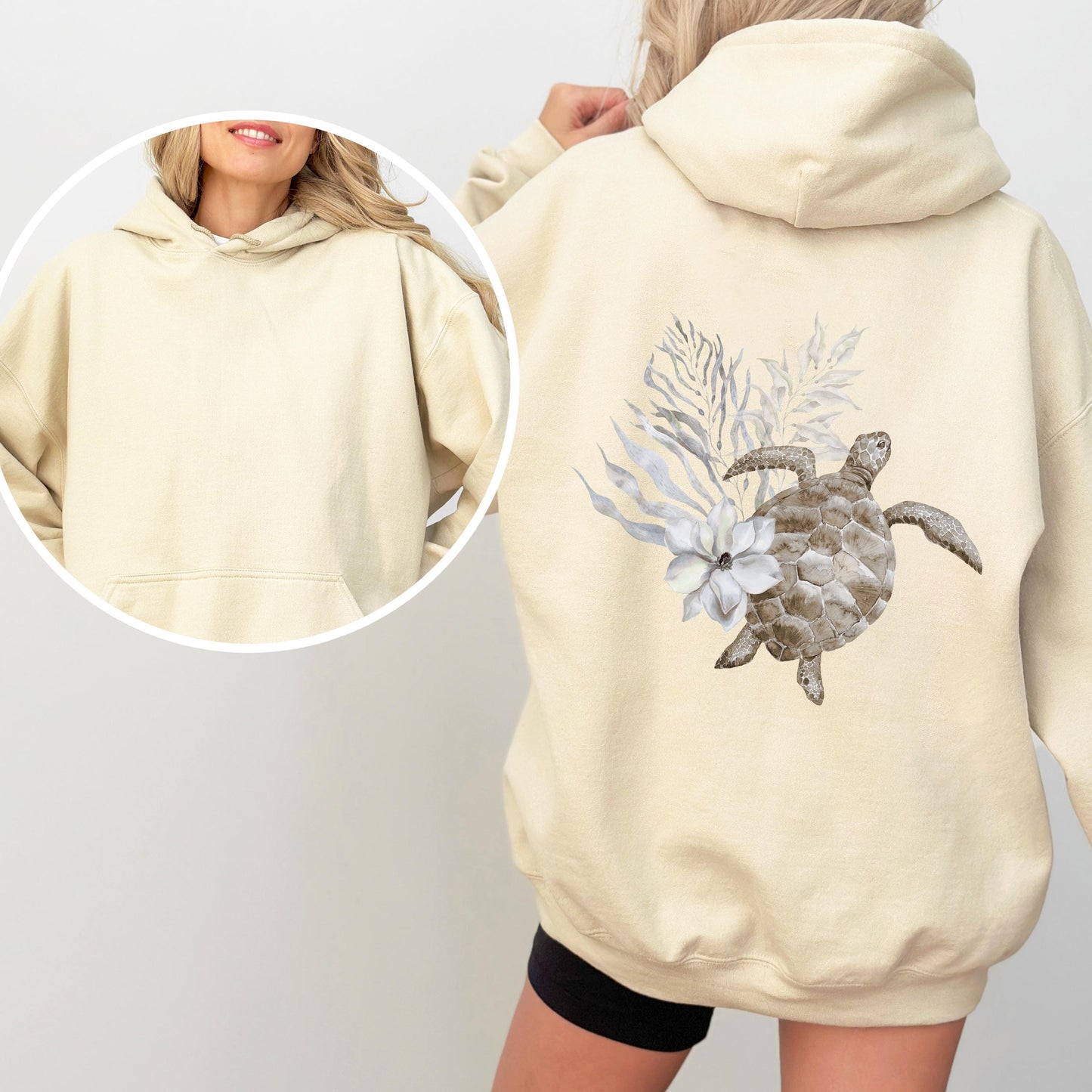 Boho Sea Turtle Hoodie