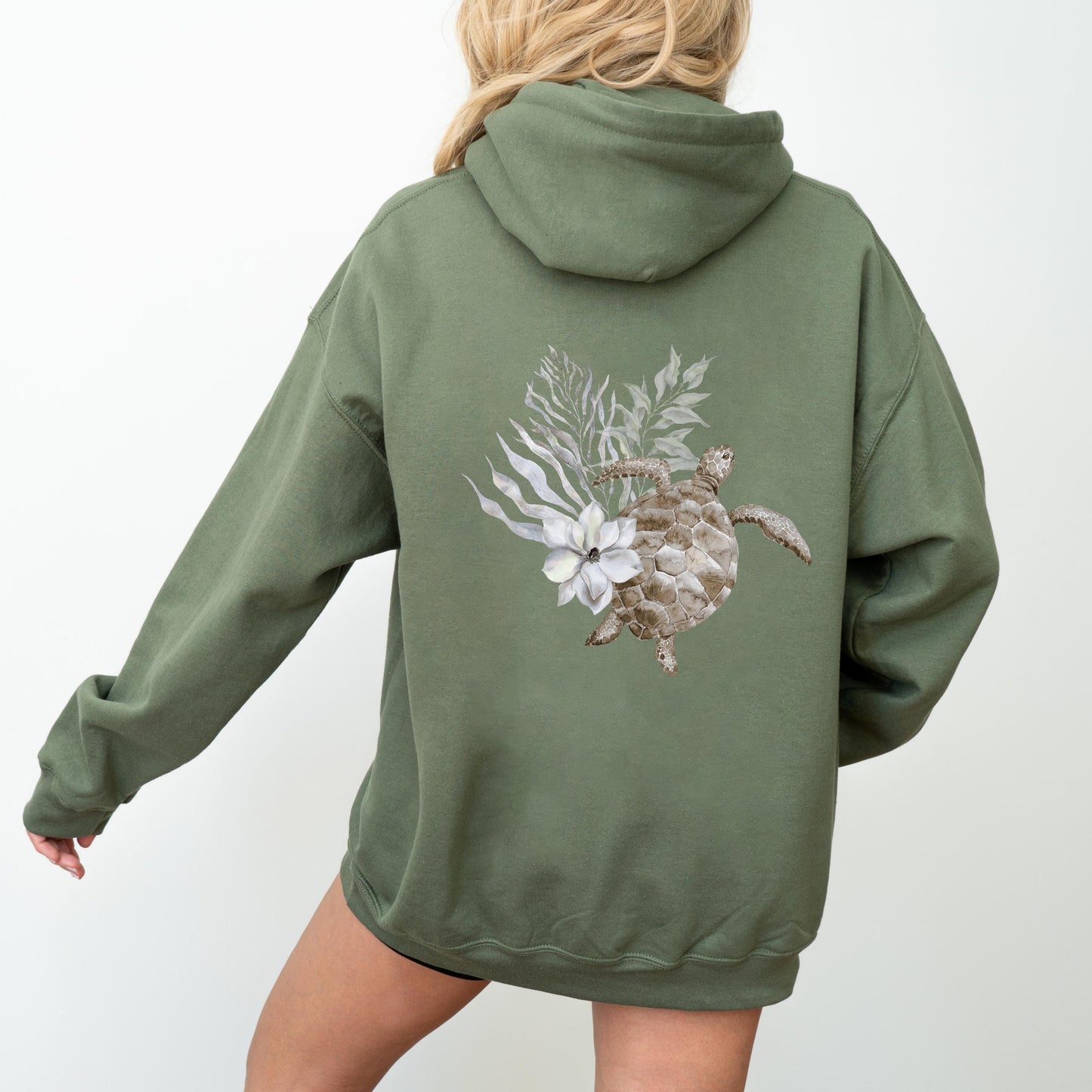 Boho Sea Turtle Hoodie