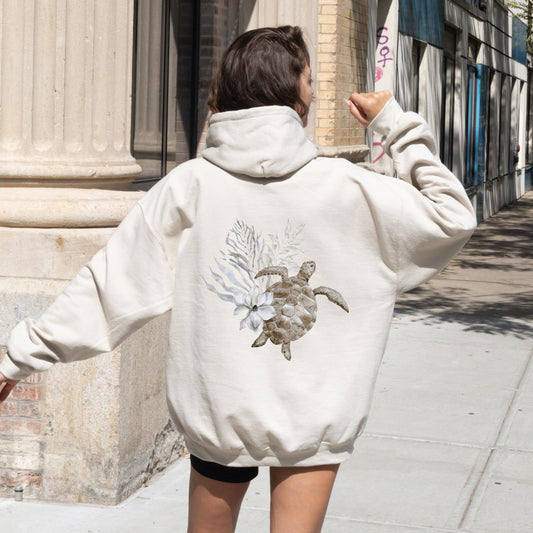 Boho Sea Turtle Hoodie