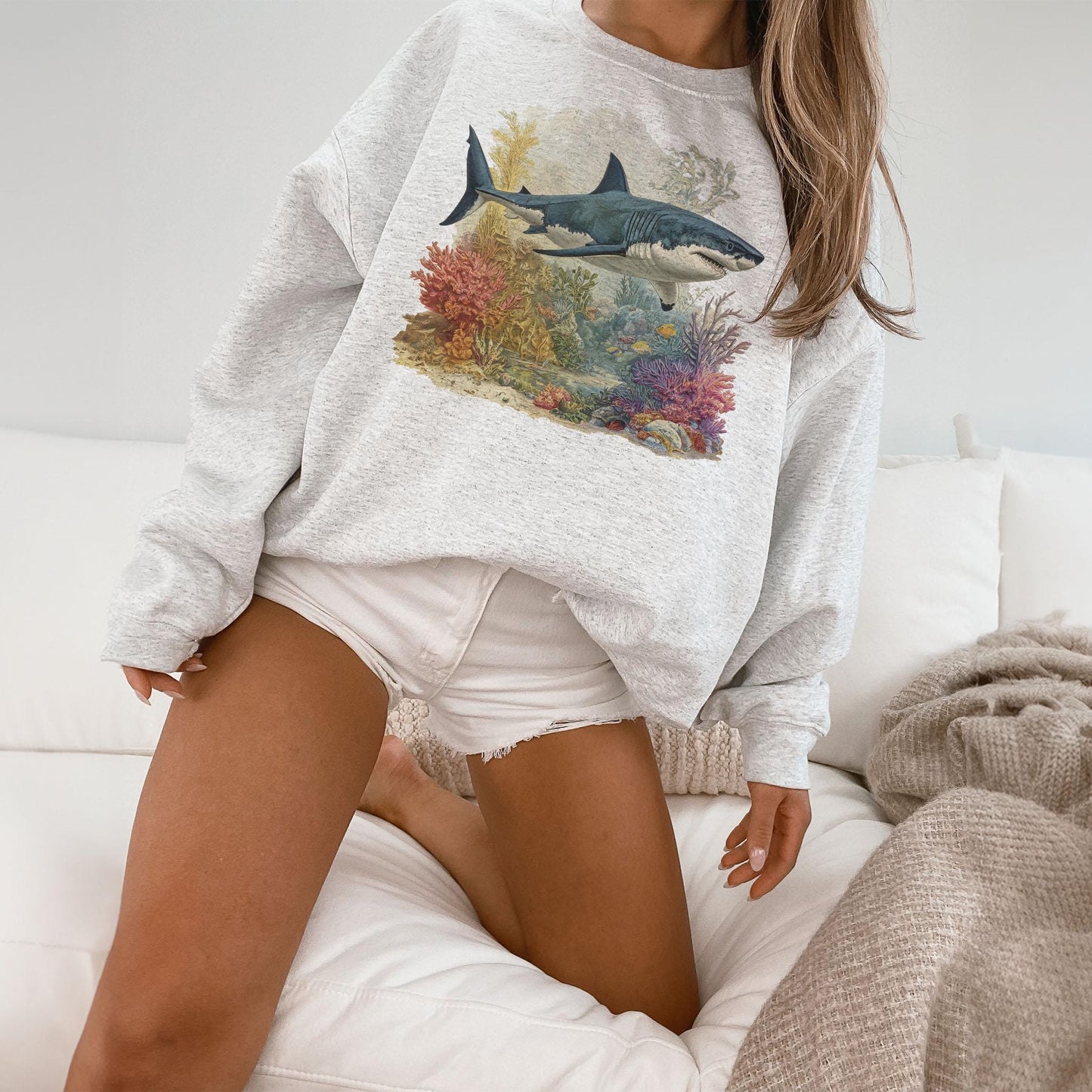 Great White Retro Sweater