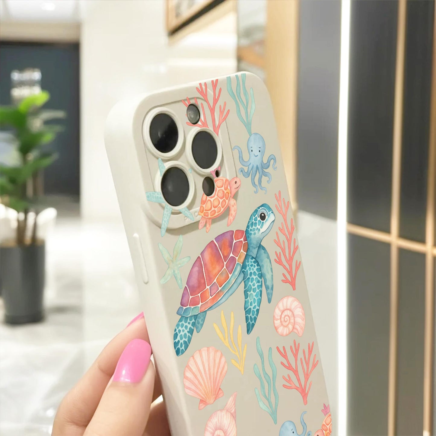 Turtle Shell Sea Life Case