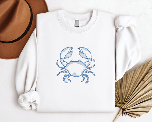 Blue Crab Sweater