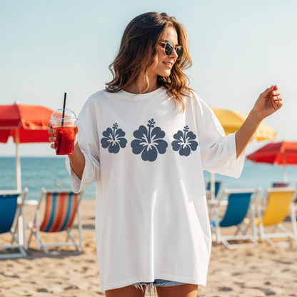 Hibiscus Flower Tee V5