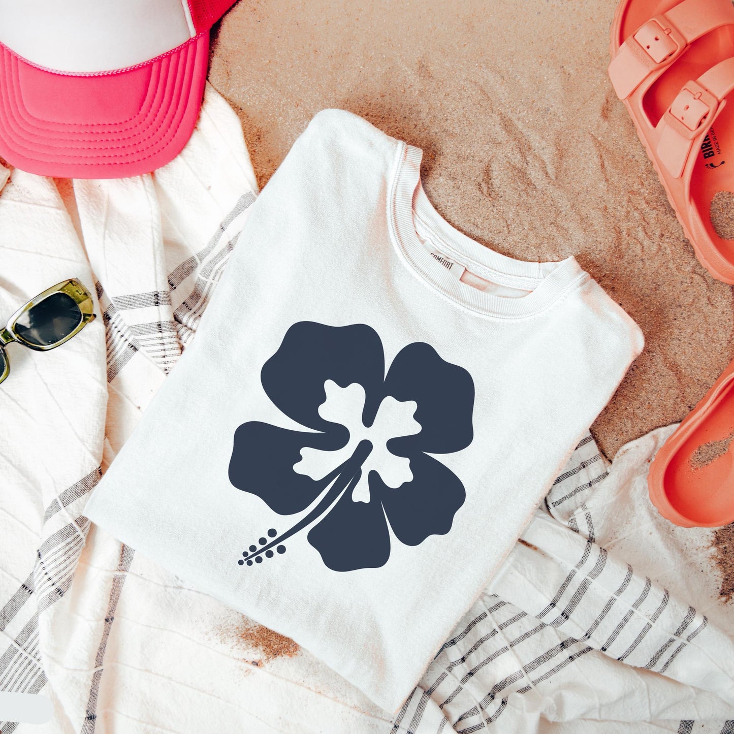 Hibiscus Flower Tee V3