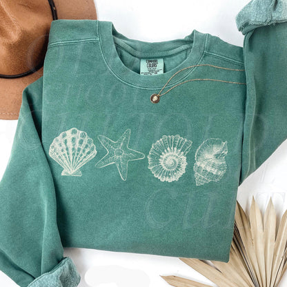 Sea Shells Crewneck Sweatshirt