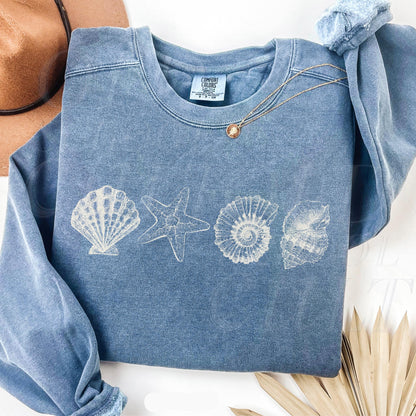 Sea Shells Crewneck Sweatshirt